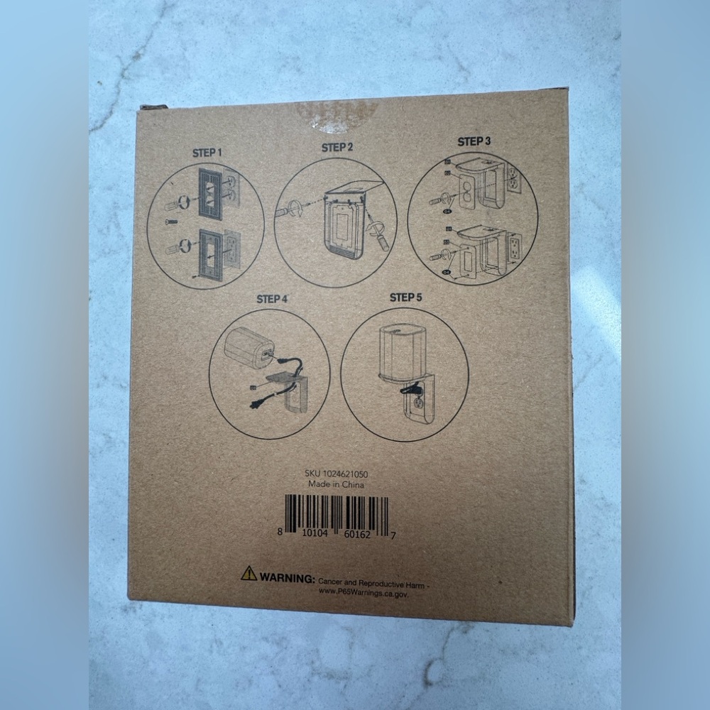 WALI White Outlet Shelf Wall Holder